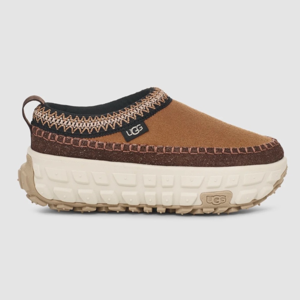UGG Venture Daze Women's Tan and Cream Mules - Picture 4 of 11